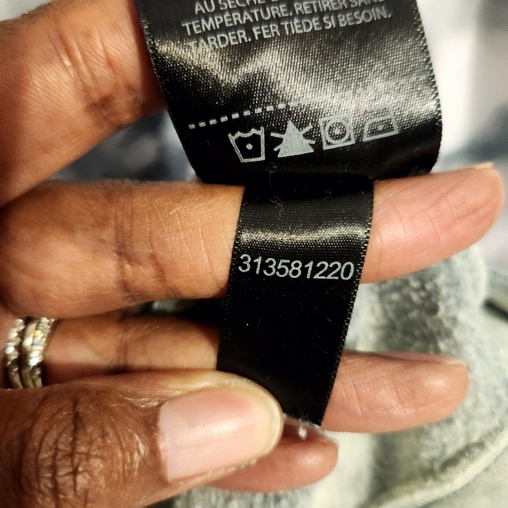CSG | Women's Tie-Dye Hoodie Sweatshirt Black, Gray and White (Size Large) - Picture 8 of 16